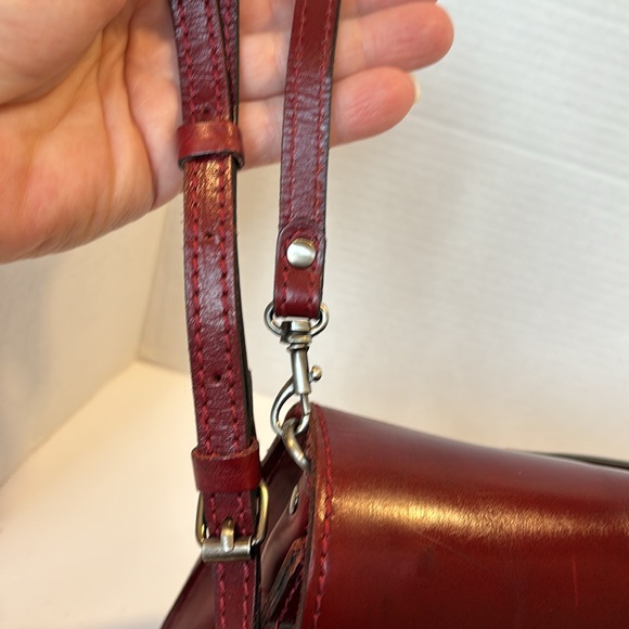 Patricia Nash Burgundy Crossbody Bag Renaissance Collection - Picture 11 of 16